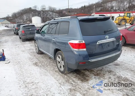 2013 Toyota Highlander Limited V6 from USA, damaged, VIN 5TDDK3EH6DS182740